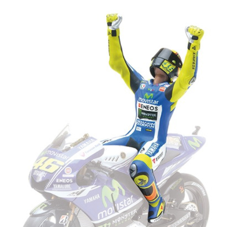 Figur Valentino ROSSI 2014 Moto GP Sieger AUSTRALIEN GP 1:12 Figur Valentino ROSSI 2014 Moto GP Sieger AUSTRALIEN GP 1:12